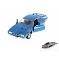 thumbnail image 1 of Diecast Car w/Trailer - 1969 Pontiac GTO, Blue - Welly 22501WBU - 1/24 Scale Diecast Model Toy Car, 1 of 3