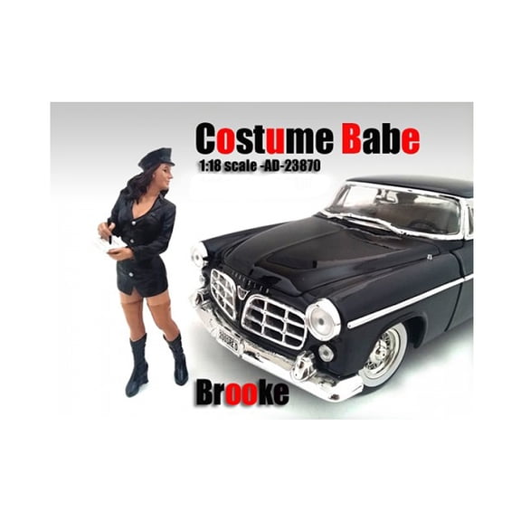 Diecast Costume Babe Brooke Figure For 1:18 Scale Models by American Diorama
