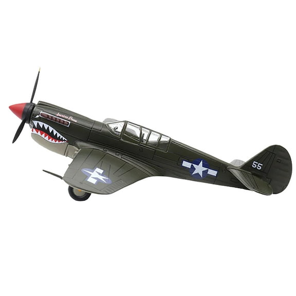 Diecast Curtiss P-40N Warhawk Fighter Aircraft "American Dream National Warplane Museum" United States Army Air Forces 1/72 Diecast Model by Militaria Die Cast