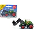 thumbnail image 1 of Fendt 1050 Vario Tractor with Front Loader Green with White Top Diecast Model by Siku, 1 of 1