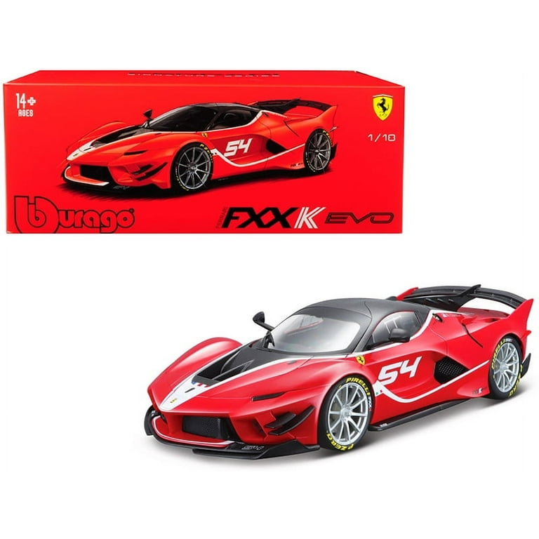 ミニカー 1/18 Ferrari FXX K EVO #54 Bburago Amazon.com: Bburago Ferrari FXX-K EVO Model Car 1:18 Scale