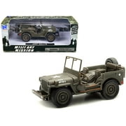 Jeep Willys U.S.A. Army Green 1/32 Diecast Model Car by New Ray