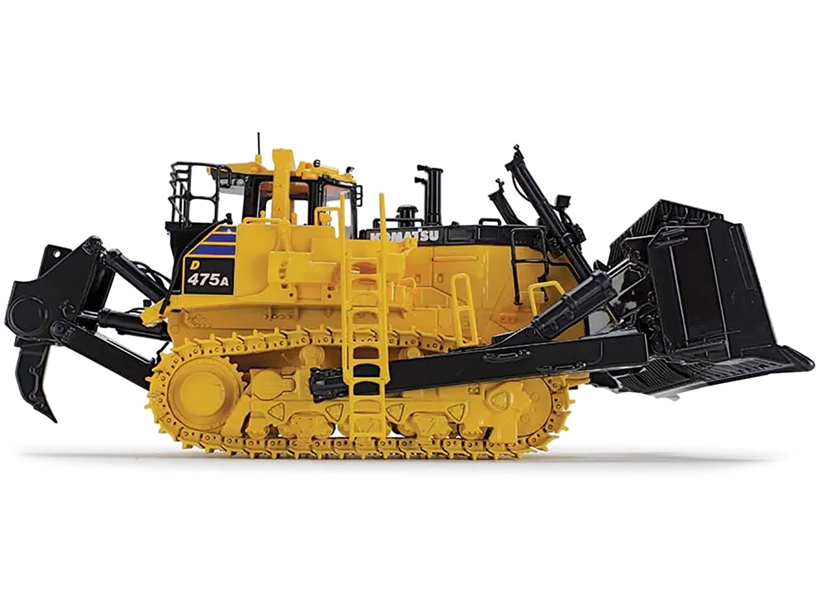 DANGOです Diecast Komatsu D475A-8 Dozer with Ripper Yellow 1/50