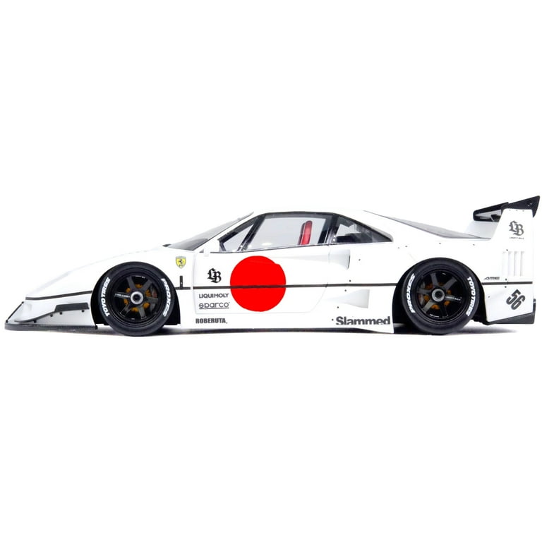 Diecast LBWK (Liberty Walk) F40 White with Graphics Diecast LBWK (Liberty Walk) F40 White with Graphics