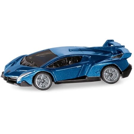 Diecast Lamborghini Veneno Blue Metallic Diecast Model Car by Siku