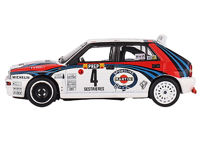 Maquette 1:43 IXO Lancia Delta HF Integrale N°4 Rallye Monte Carlo 1992 D. Auriol - Modèle Collection D'occasion