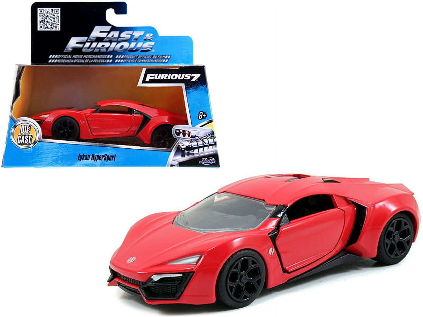 Amazon.com: Jada Lykan Hypersport Red Fast & Furious 7