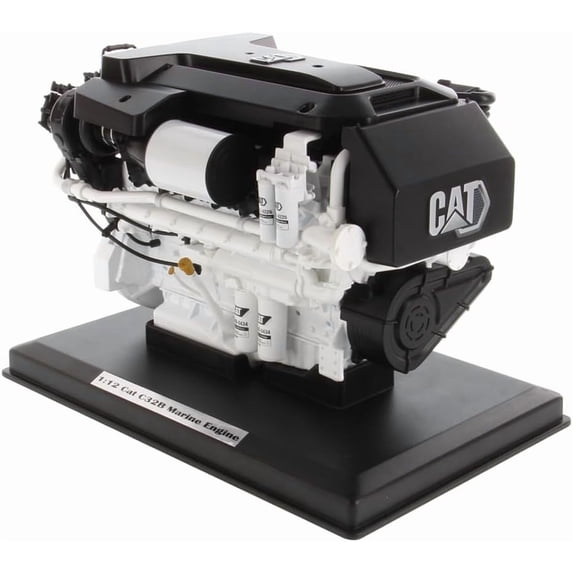 Diecast Masters 1:12 Caterpillar C32B Marine Engine | High Line Series Cat Trucks & Construction Equipment | 1:12 Scale Model Diecast Collectible Model 85707