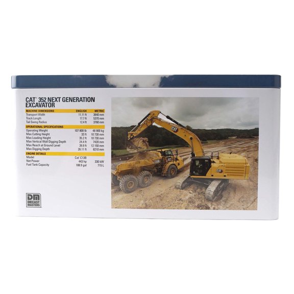 Diecast Masters 1/50 CAT 352 Next Generation Excavator Construction Equipment 85792