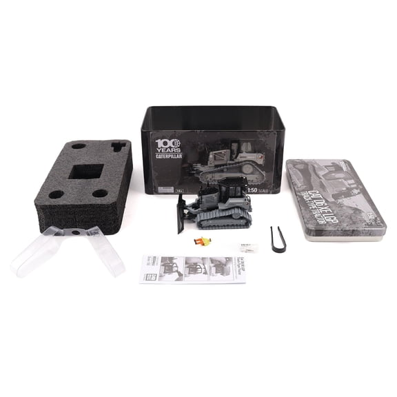 CAT Caterpillar D6 LGP VPAT Track Type Tractor with Operator Gray "Centennial Series" 1/50 Diecast Model by Diecast Masters