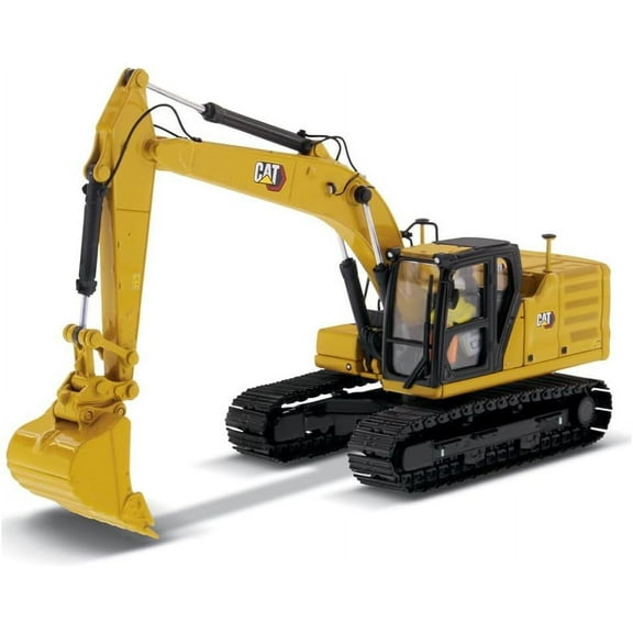 Diecast Masters 1:50 Caterpillar 323 Hydraulic Excavator | High Line Series Cat Trucks & Construction Equipment | 1:50 Scale Model Diecast Collectible | Diecast Masters Model 85571