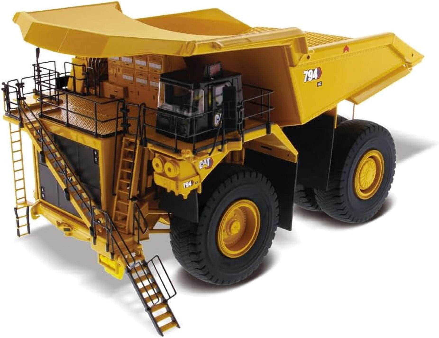 DIECAST MASTER Scale Model Compatible with HX520 Tandem Tractor Grey 1:50 D DIECAST MASTERS International HX620 Three Axle Dump Truck - Black