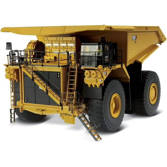 Diecast Masters 1:50 Caterpillar 798 AC Mining Truck | High Line Series Cat Trucks & Construction Equipment | 1:50 Scale Model Diecast Collectible Model 85671