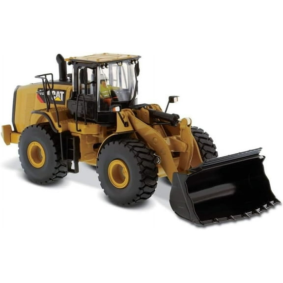 Diecast Masters 1:50 Caterpillar 966M Wheel Loader | High Line Series Cat Trucks & Construction Equipment | 1:50 Scale Model Diecast Collectible | Diecast Masters Model 85928