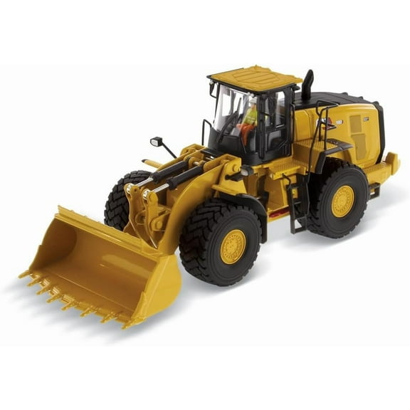 Diecast Masters 1:50 Caterpillar 980 Wheel Loader | High Line Series Cat Trucks & Construction Equipment | 1:50 Scale Model Diecast Collectible Model 85684