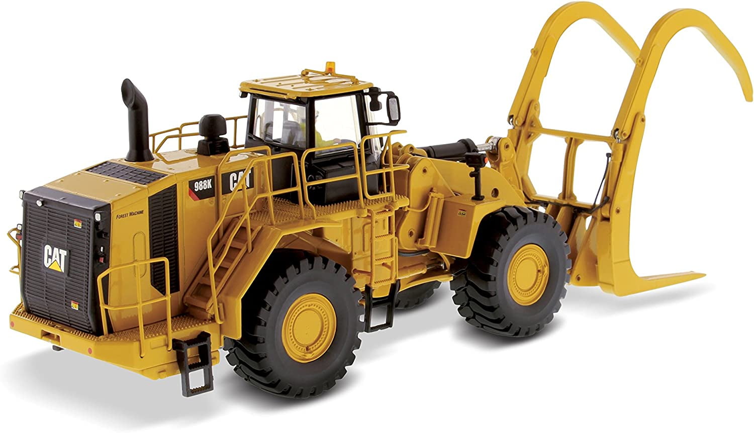Diecast Masters 1:50 Caterpillar 988K Wheel Loader with Grapple Diecast Masters 1:50 Caterpillar 988K Wheel Loader with Grapple