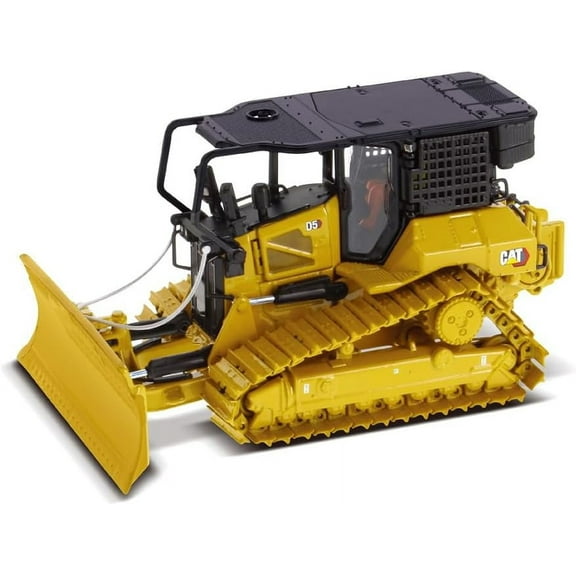 Diecast Masters 1:50 Caterpillar D5 LGP Fire Suppression Dozer | High Line Series Cat Trucks & Construction Equipment | 1:50 Scale Model Diecast Collectible Model 85952