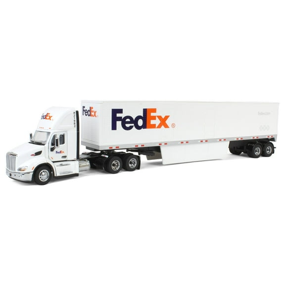 Diecast Masters 1/50 FedEx Peterbilt 579 Day Cab Tandem Axle with 53' Dry Cargo Trailer 65160