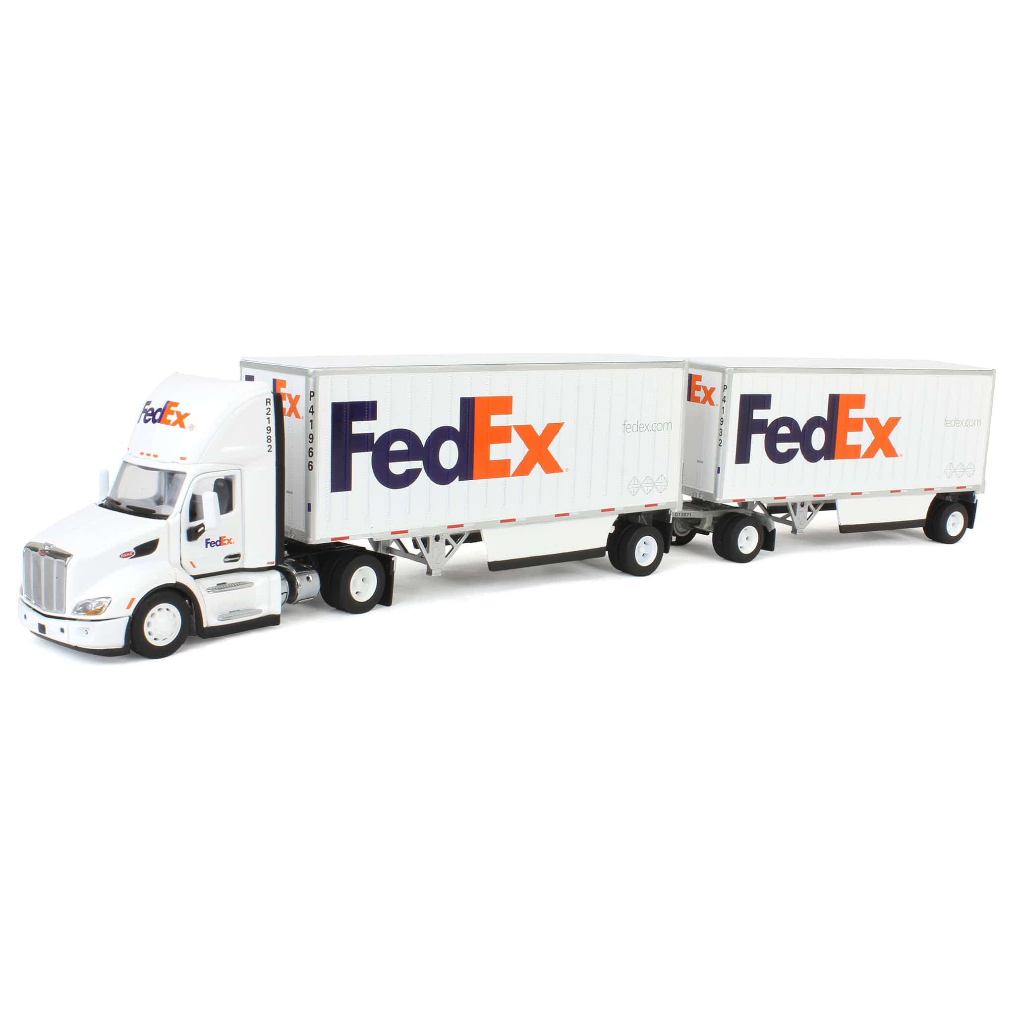 Diecast Masters 1/50 FedEx Peterbilt 579 Day Cab, 2 Wabash