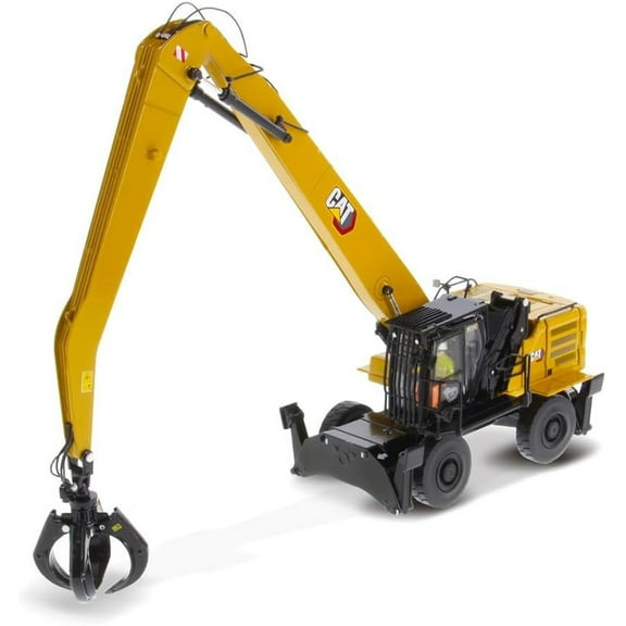 Diecast Masters 1:50 Scale Caterpillar MH3040 Wheel Material Handler | High Line Series Cat Trucks & Construction Equipment | 1:50 Scale Model Diecast Collectible Model 85958
