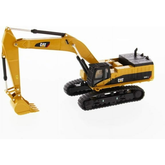 Diecast Masters 1:64 Caterpillar 385C L Hydraulic Excavator, Play & Collect Series Cat Trucks & Construction Equipment | 1:64 Scale Model Diecast Collectible | Diecast Masters Model 85694