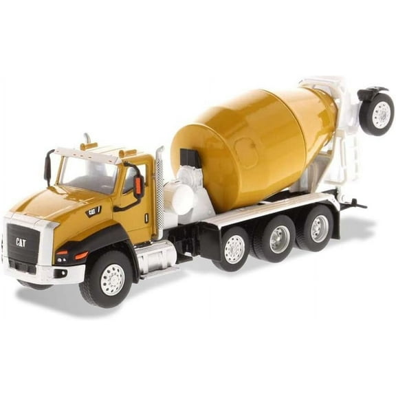 Diecast Masters 1:64 Caterpillar CT-660 with McNeilus Bridgemaster Concrete Mixer, Play & Collect Series Cat Trucks & Construction Equipment | 1:64 Scale Model Collectible Model 85632