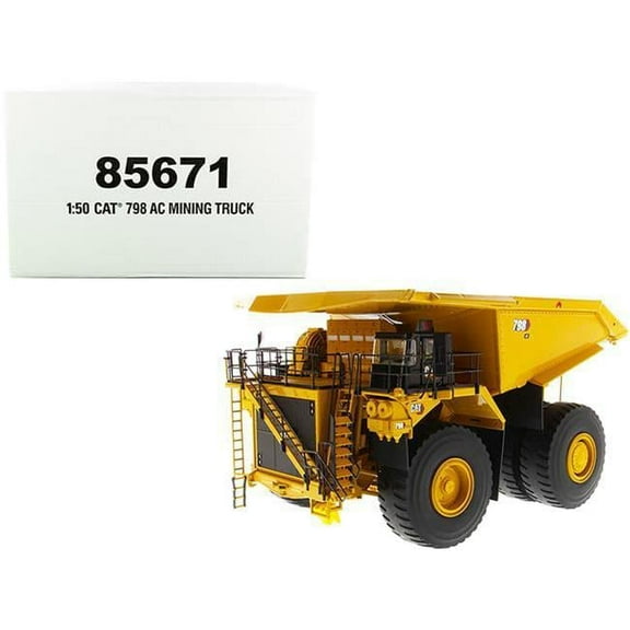 Diecast Masters 85671 1-50 Scale Diecast High Line Series Cat Caterpillar 798 AC Model Mining Truck