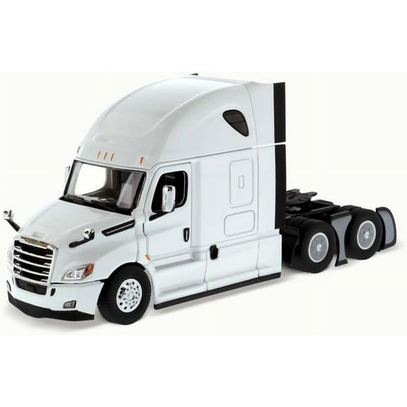 Diecast Masters Freightliner Semi Truck | New Cascadia Sleeper Cab Truck Tractor | 1:50 Scale Model Semi Trucks | Pearl White Diecast Model by Diecast Masters 71027