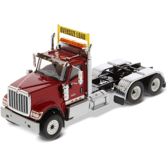 Diecast Masters International HX520 SFFA Day Cab Tandem Tractor | 1:50 Scale Model Semi Trucks | Red Diecast Model by Diecast Masters 71002