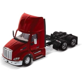 Diecast Masters Peterbilt Model 579 Day Cab Tractor - Legendary Red | UltraLoft Day Cab with Real Truck Specifications | 1:50 Scale Model Semi Trucks | Diecast Model 71068