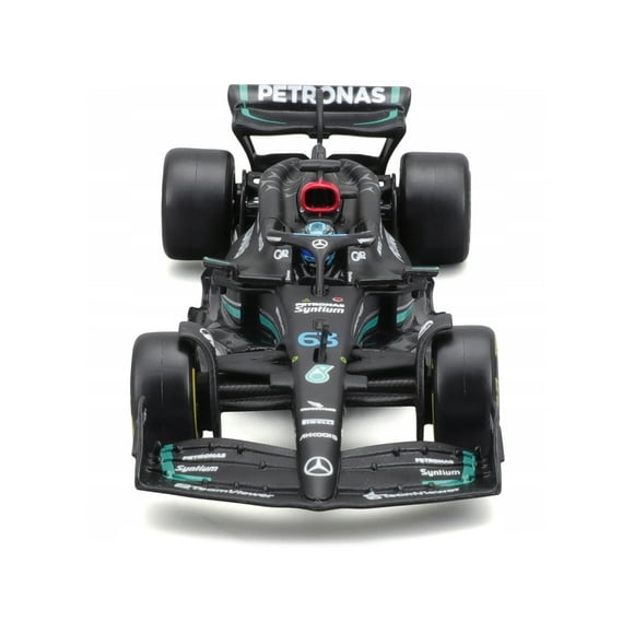 Diecast Mercedes-AMG F1 W14 E Performance #63 George Russell "Petronas" "Formula One F1 World Championship" (2023) with Driver in Car 1/43 Diecast Model Car by Bburago