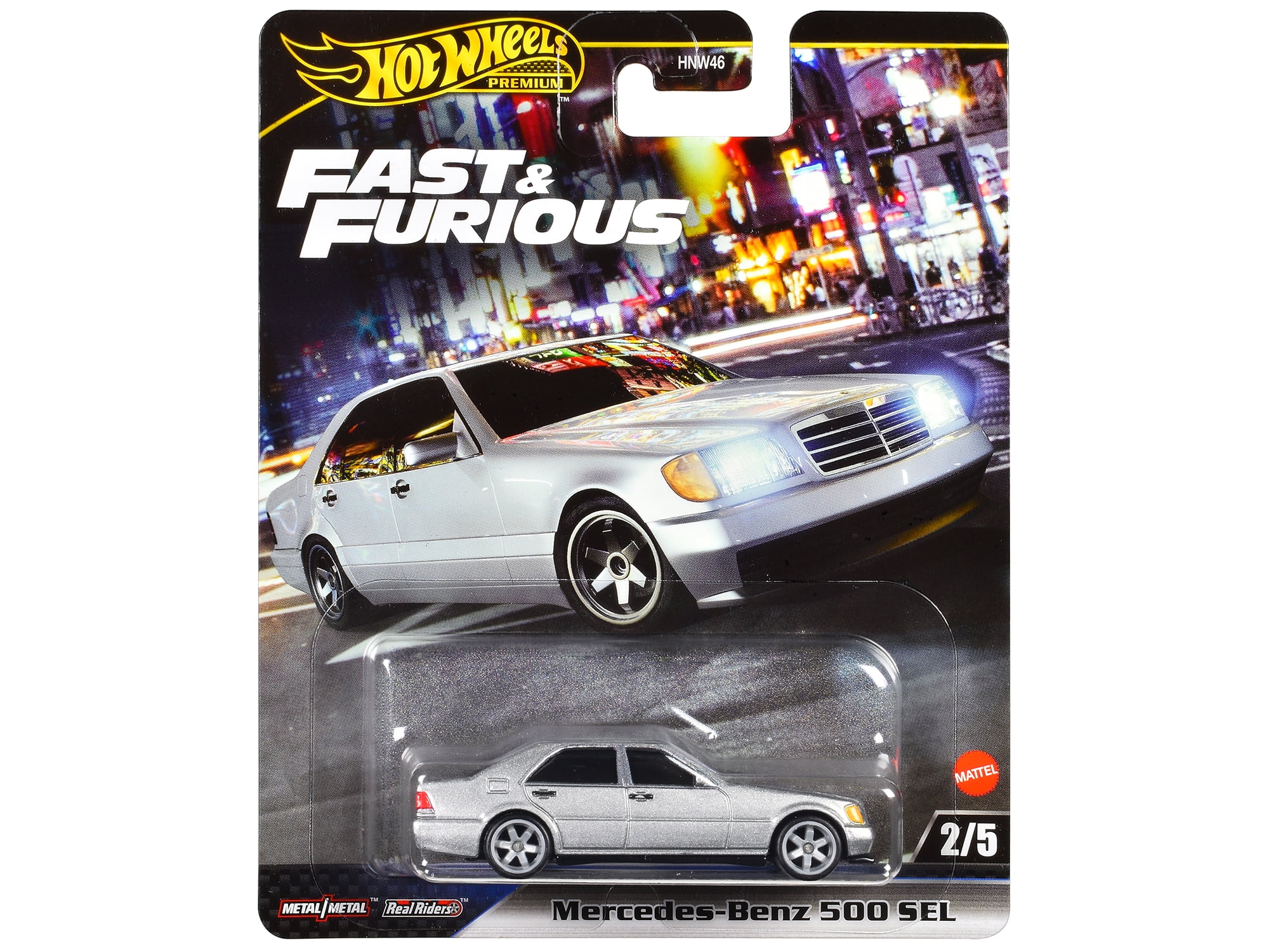 Hot Wheels ベンツ10台 Mercedes-Benz 500 SEL Silver Metallic 