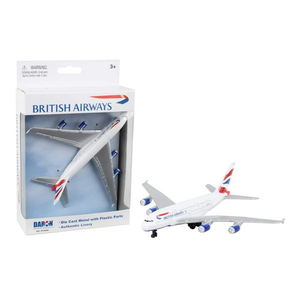 Single Plane British Airways A380 Daron Die Cast Metal Toy 06871