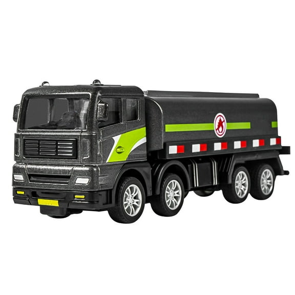 Diecast Metal Construction Vehicle Toy, Inertia Powered Cement Mixer Truck or Excavator or Dump Truck, Push and Go for 3+ Years, Size 6.69x5.12x1.97 Inch