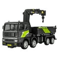 thumbnail image 1 of Diecast Metal Construction Vehicle Toy, Inertia Powered Cement Mixer Truck or Excavator or Dump Truck, Push and Go for 3+ Years, Size 6.69x5.12x1.97 Inch, 1 of 7