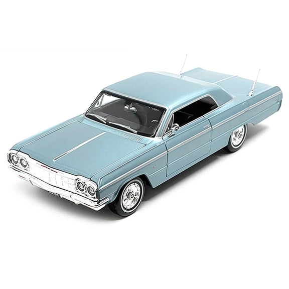 Diecast Model Car - 1964 Chevrolet Impala SS - Blue Metallic - 1:26 Scale - Special Edition