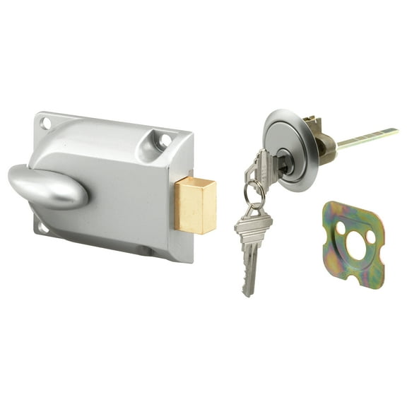 Diecast Painted Aluminum, Center Mount Deadbolt Lock with Keyed Cylinder