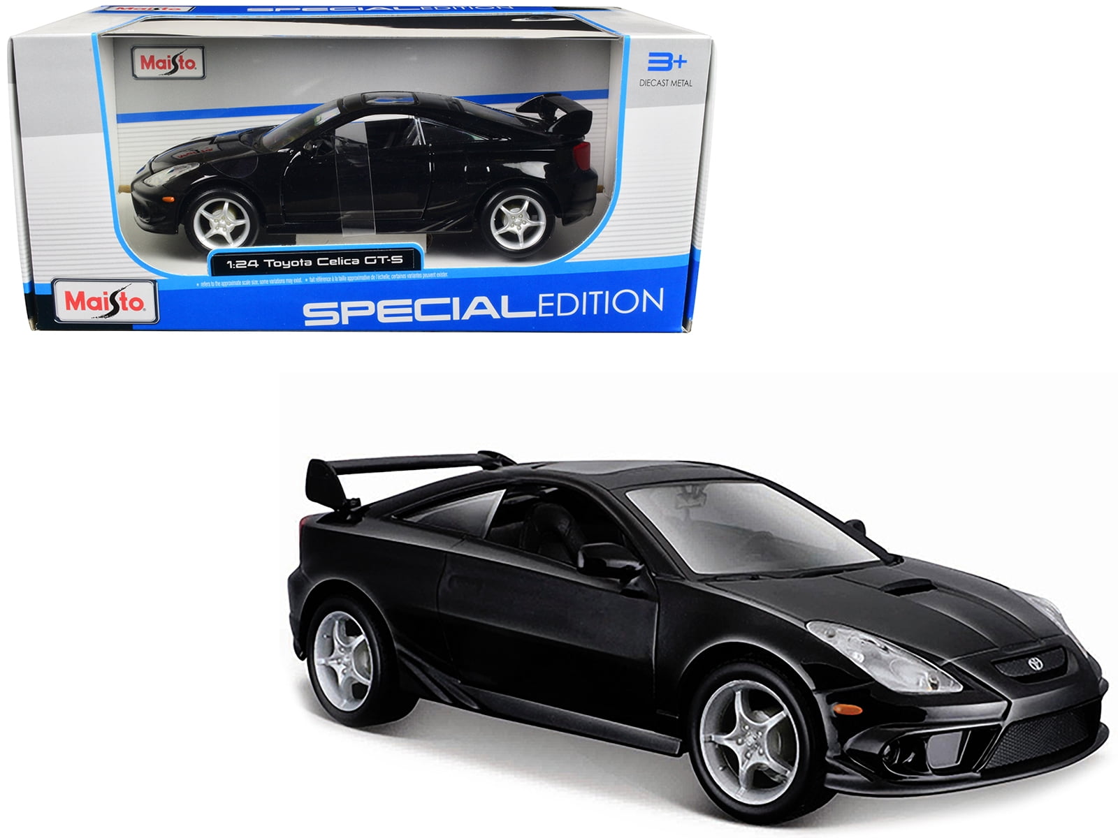Diecast Toyota Celica GT-S Black "Special Edition" Series 1/24 Diecast ...