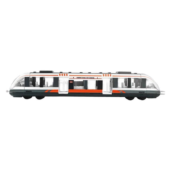 Diecast Train Toy Set High Speed Train Express Pullback Model Gift for Kids Children