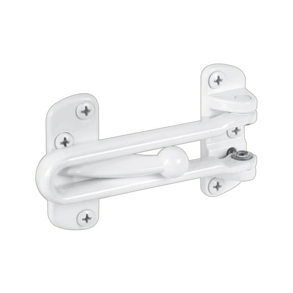 Diecast, White Painted, Swing Bar Door Guard