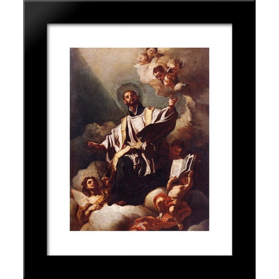 Diedci 20x24 Framed Art Print by Francesco Solimena