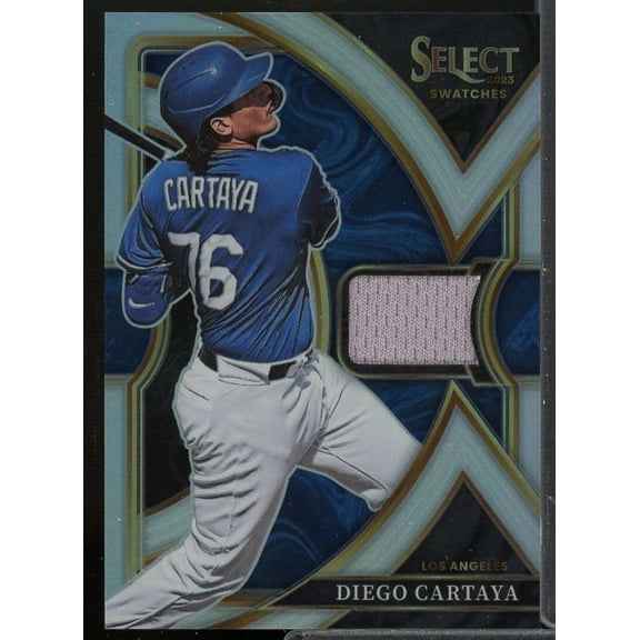 Diego Cartaya Rookie Card 2023 Select Select Swatches Prizms Silver #11
