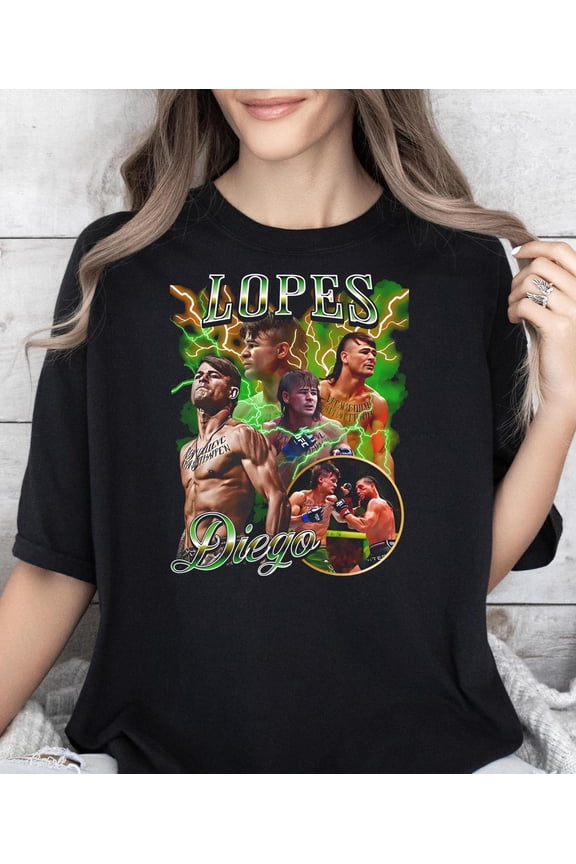Diego Lopes Vintage Style UFC mma###ANANDHIS ART LLC