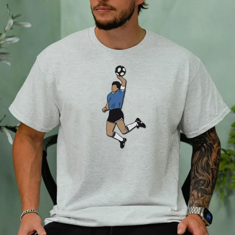Diego Maradona Hand of God Goal T-Shirt- 7 COLOR OPTIONS - NEW