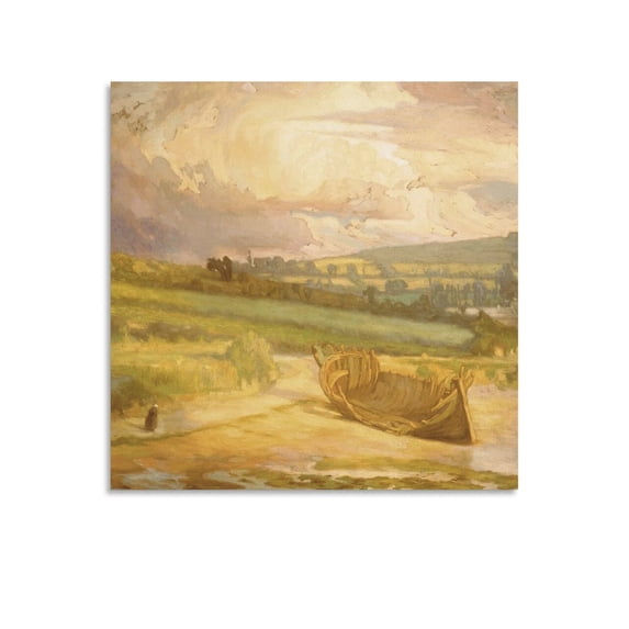 Diego Rivera《After The Storm (The Grounded Ship)》Poster Home Decor Poster Wall Art Hanging Picture Print Bedroom Decorative Painting Posters Room Aesthetic 24x24inch(60x60cm)