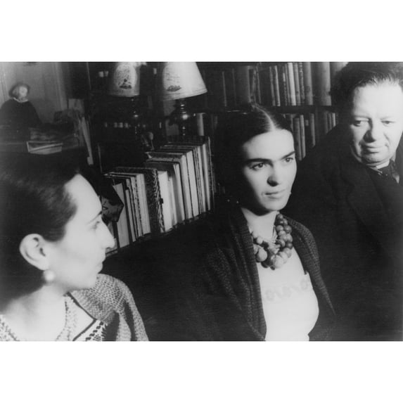 Diego Rivera And His Wife History (24 x 18)