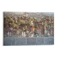 thumbnail image 1 of Diego Rivera 《Mural of The Aztec Market of Tlatelolco》 Wall Art Prints Paintings Canvas Poster Canvas Wall Art Poster Decorative Bedroom Modern Home Print Picture Artworks Posters 12x18inch(30x45cm), 1 of 5