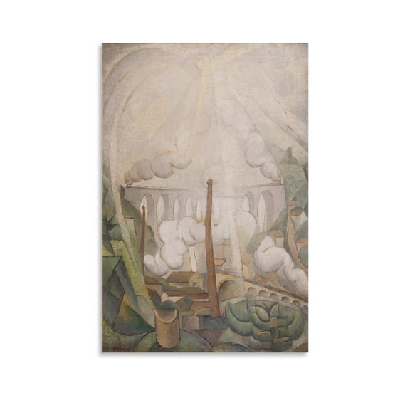 Diego Rivera《The Sun Breaking through The Mist》Wall Art Prints Poster Art Poster Canvas Painting Decor Wall Print Photo Gifts Home Modern Decorative Posters 20x30inch(50x75cm)