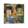 thumbnail image 1 of Diego Rivera《Two Gentlemen from Japan》Wall Art Prints Poster Wall Art Poster Scroll Canvas Painting Picture Living Room Decor Home 28x28inch(70x70cm), 1 of 5