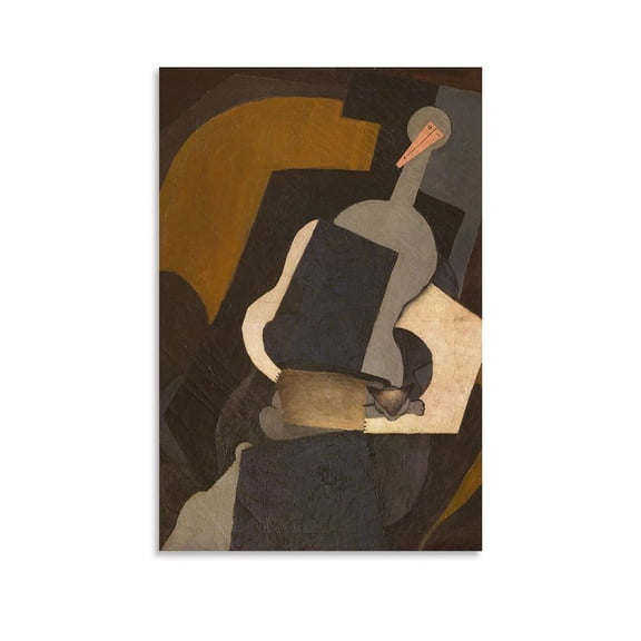 Diego Rivera《Women with The Body of A Guitar》Wall Art Prints Poster Artworks Picture Print Poster Wall Art Painting Canvas Gift Decor Home Posters Decorative 12x18inch(30x45cm)